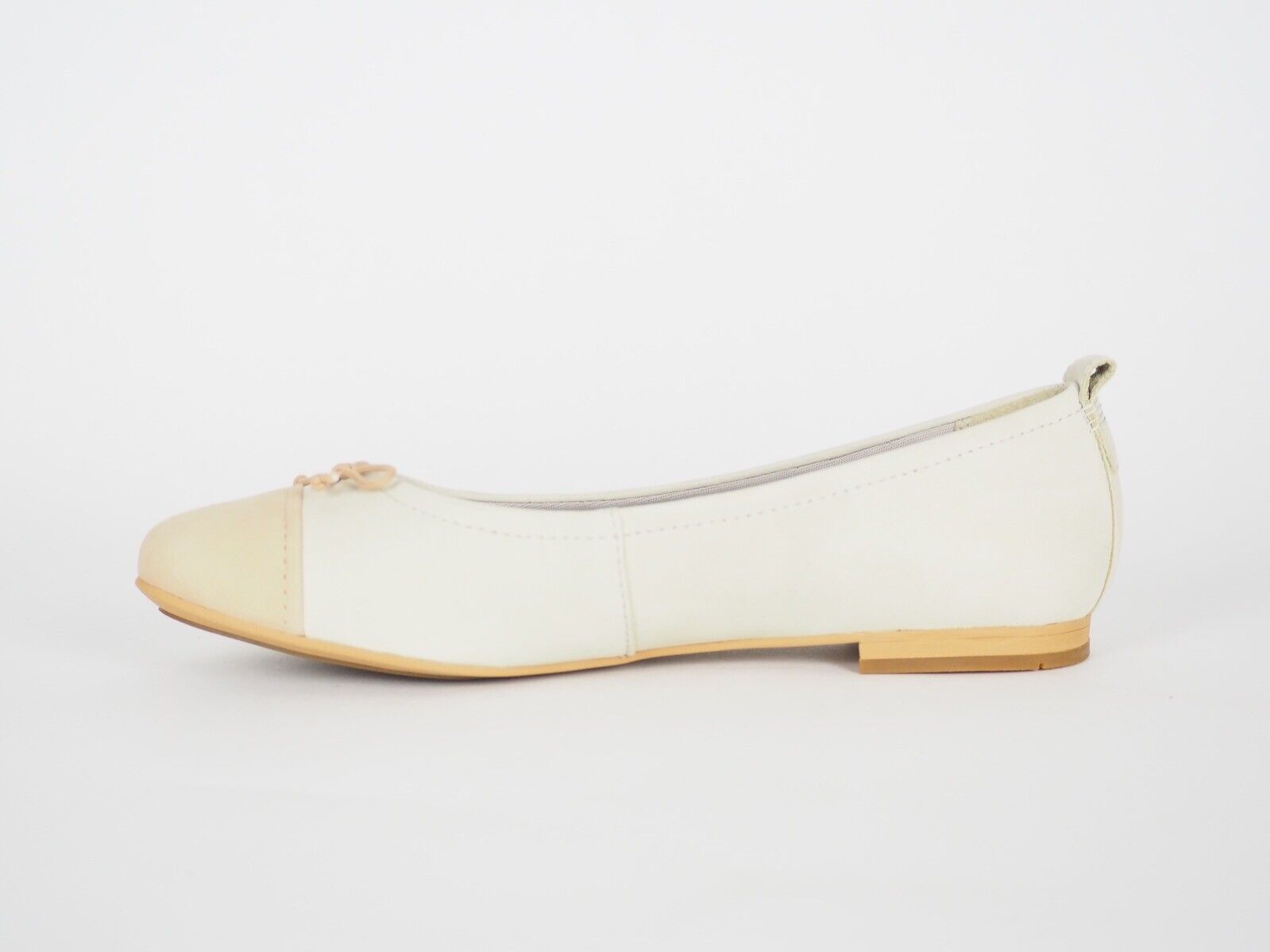 Womens Timberland Rae Lake A1WED White Leather Elegant Ballerina Flat Shoes - London Top Style