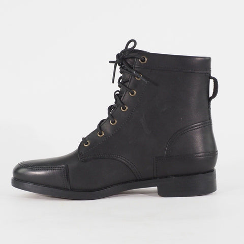 Womens Timberland Somersfalls Mid A1KB8 Black Leather Lace Casual Walking Boots