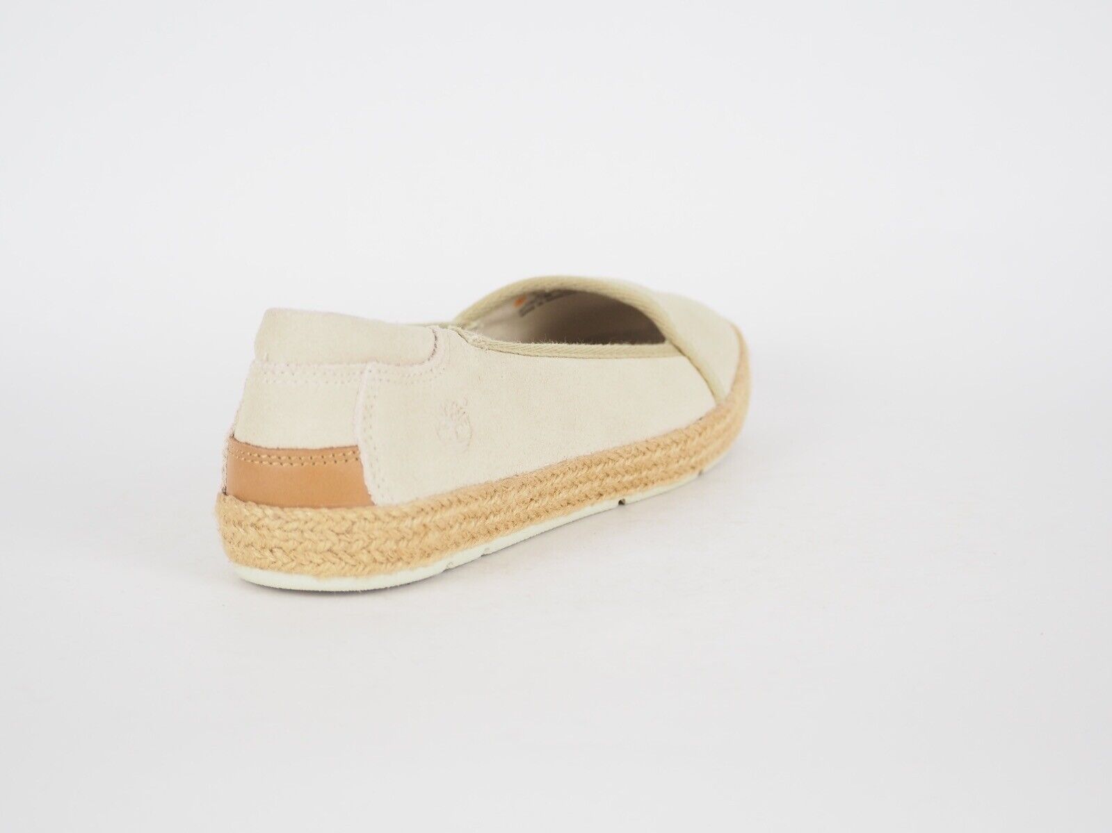 Womens Timberland Casco Bay A17E2 Beige Leather Summer Shoes Slip On Flats