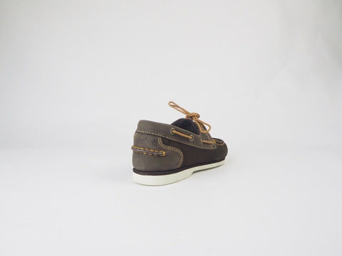 Womens Timberland Classic 2 Eye 26608 Brown Leather Ladies Casual Boat Shoes