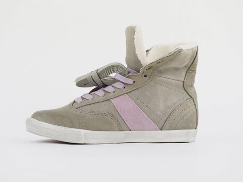 Ladies Timberland Earthkeepers Glastenbury Roll Top 8447A Grey Leather Trainers - London Top Style