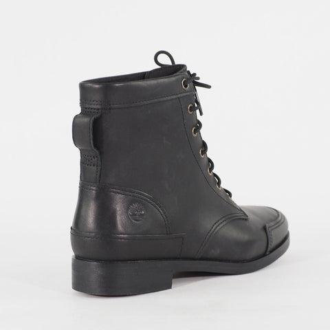 Womens Timberland Somersfalls Mid A1KB8 Black Leather Lace Casual Walking Boots