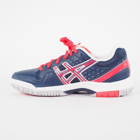 Womens Asics Gel-Dedicate 3 E358Y Lace Up Tennis Sports Trainers Navy Shoes