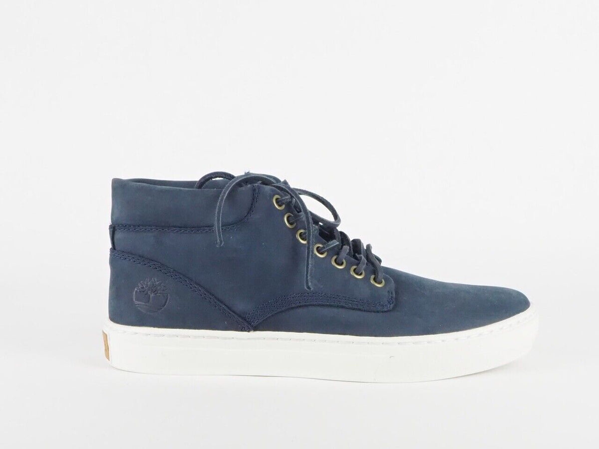 Mens Timberland Adventure 2 Cupsole A1H4F Navy Leather Lace Up Chukka Boots