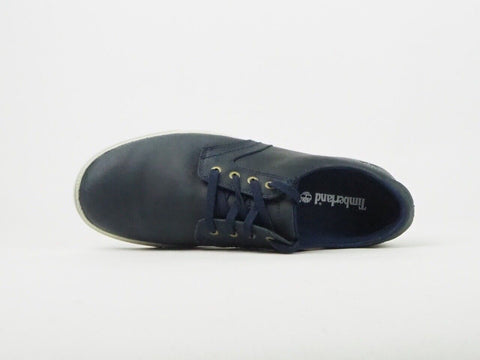 Mens Timberland Fulk Low Profile Ox A19N3 Navy Leather Lace Up Trainers