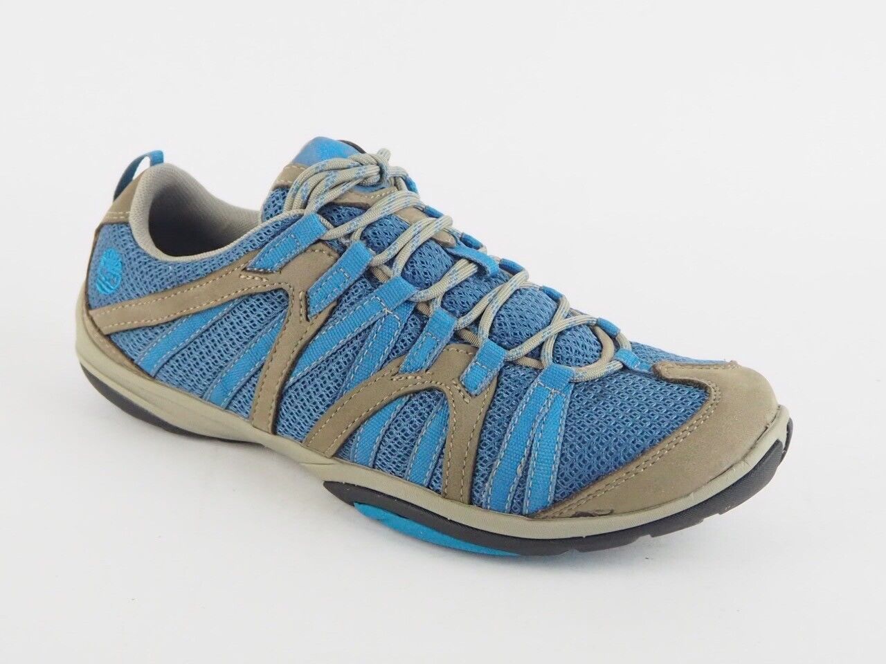 Womens Timberland Earthkeepers Corliss Low 9014A Blue / Grey Textile Trainers - London Top Style