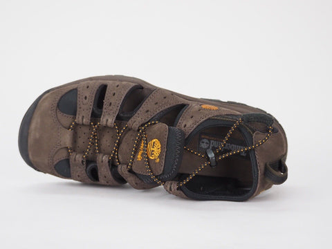 Timberland Belknap 58110 Dark Brown Leather Casual Summer Fisherman Sandals