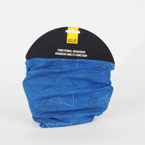 Adults Jack Wolfskin Headgear Blue Casual Outdoor Multi-Functional Headband