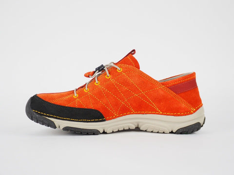 Mens Timberland EK FC Lite 5206R Orange Suede Leather Low Hiker Walking Shoes