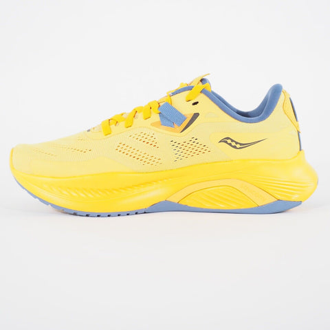 Womens Saucony Guide 15 S10684 30 Yellow Mesh Lace Up walking Running Trainers