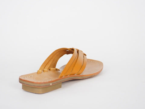 Womens Timberland Lupine 64359 Tan Leather Slip On Thong Sandals