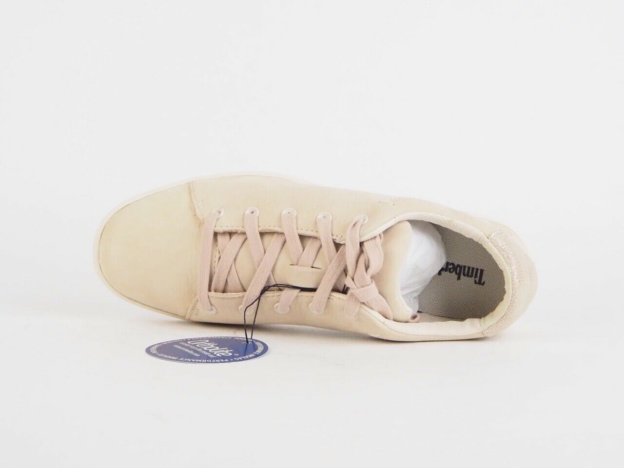 Womens Timberland Dashiell Oxford A17RT Cameo Rose Leather Casual Trainers - London Top Style