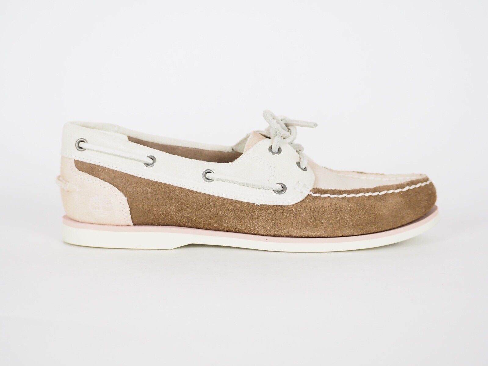 Womens Timberland Classic 2 Eye 3942R Pink Brown Suede Boat Shoes UK 5.5 - London Top Style