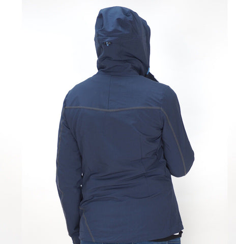 Womens Jack Wolfskin Rock Me 1303161 Night Blue Light Hooded Hiking Jacket - London Top Style