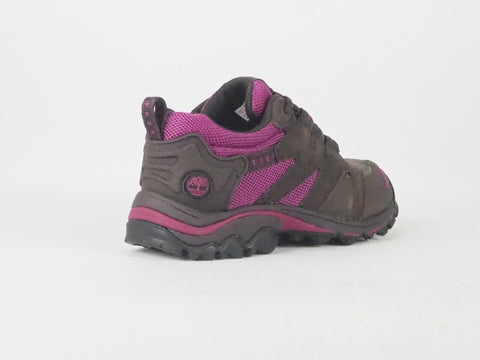 Womens Timberland Expidite Low Granite Pink 8734R Brown Leather Hiker Trainers - London Top Style
