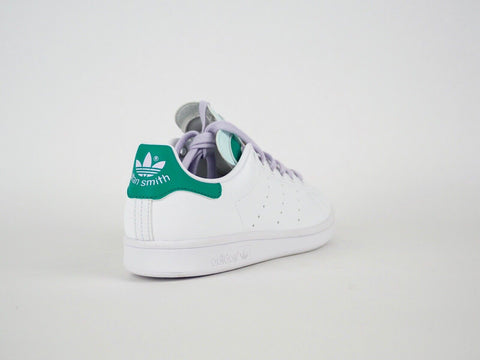 Womens ADIDAS Originals Stan Smith H03942 White / Green Leather Light Trainers