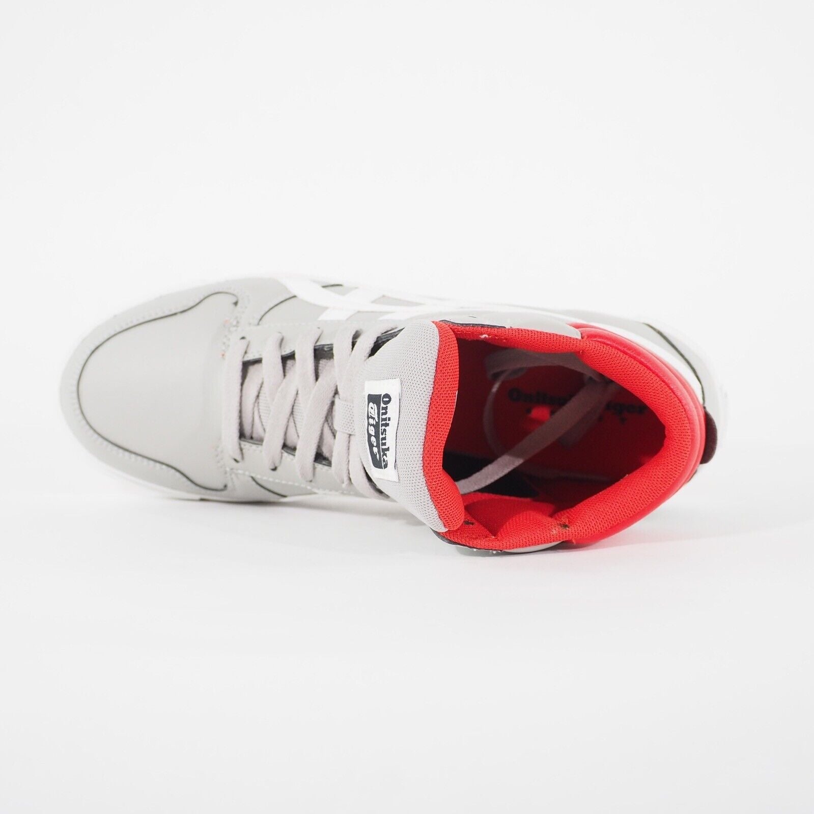Unisex Onitsukatiger A Sist MT D3P4Y Grey Lace Up Casual Hi Top Trainers