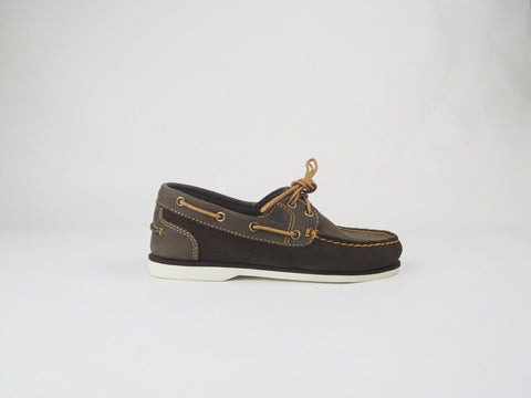 Womens Timberland Classic 2 Eye 26608 Brown Leather Ladies Casual Boat Shoes