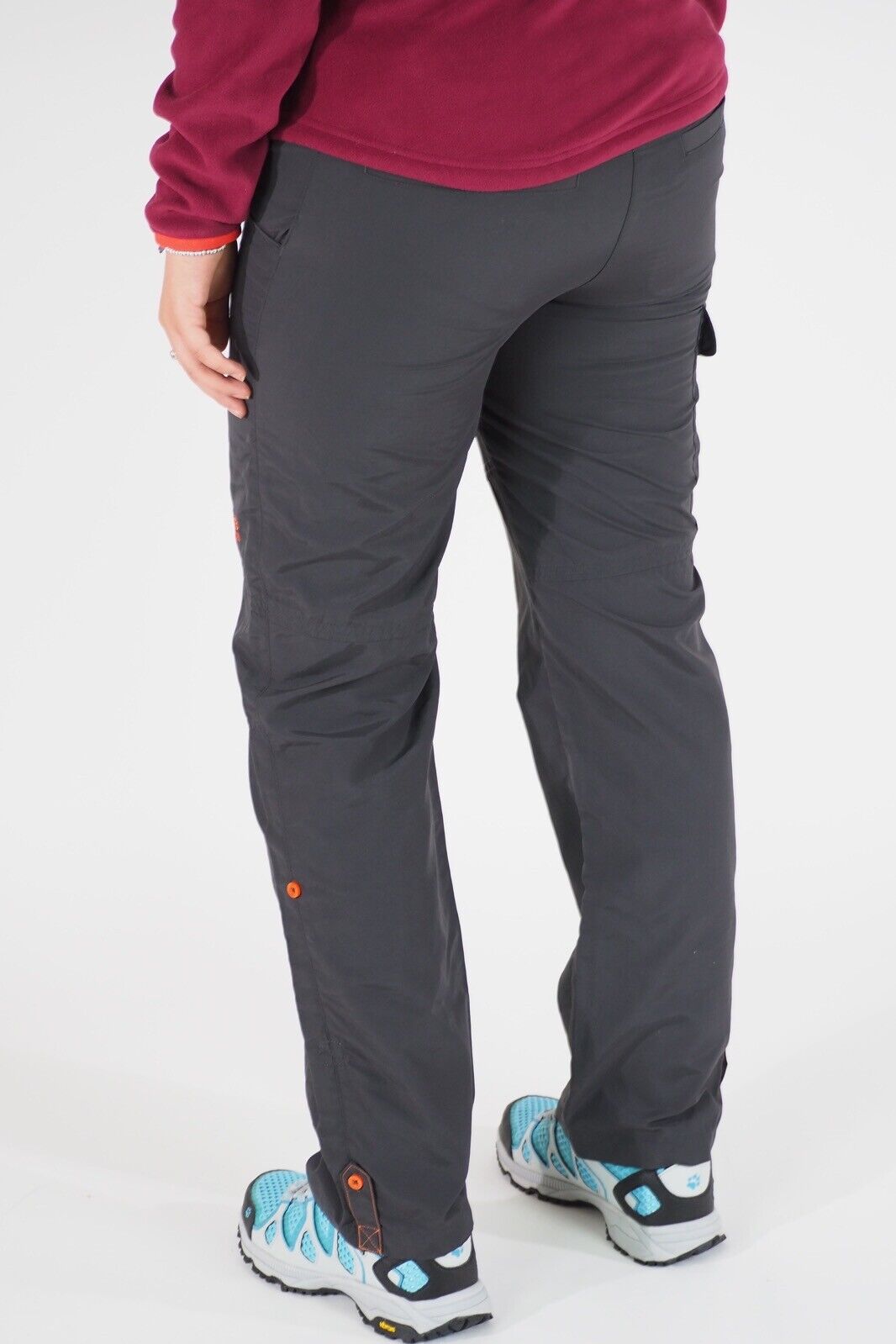 Womens Jack Wolfskin Stromboli 5006162 Dark Grey Warm Windproof Hiking Trousers