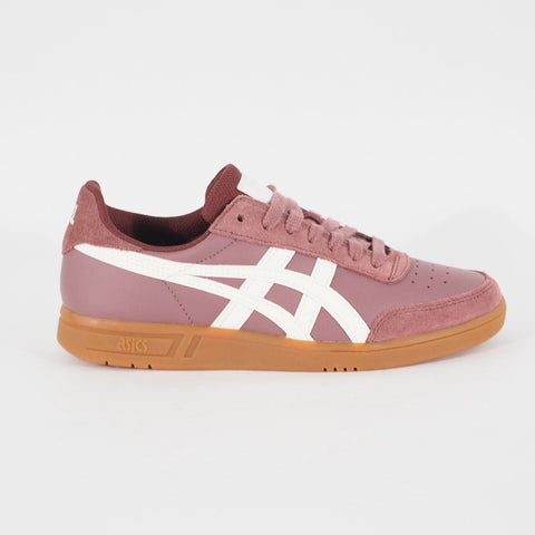 Juniors Asics Gel Vickka TRS H8A4L Rose Taupe Leather Casual Walking Trainers