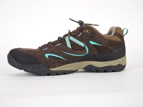 Womens Timberland Cargn 3402R Dark Brown Leather Lace Up Walking Hiking Shoes