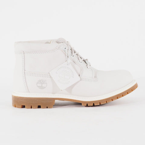 Womens Timberland Nellie Chukka Vaporgous  A1HFY Cream Leather Walking Boots