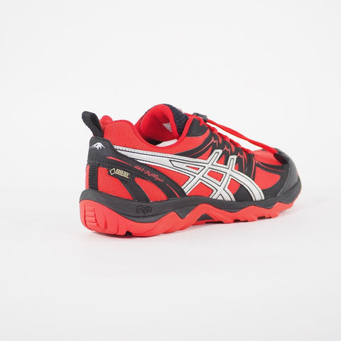 Juniors Asics Gel FujiViper G-TX Q404N Red Black Lace Up Walking Running Shoes