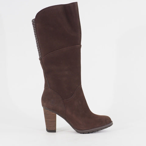 Womens Timberland Earthkeeper Stratham 8552R Brown Leather Zip Up Walking Boots