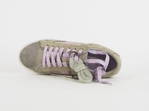 Womens Timberland Ek Glastenbury 8235B Grey Leather Lace Up Casual Oxford Shoes