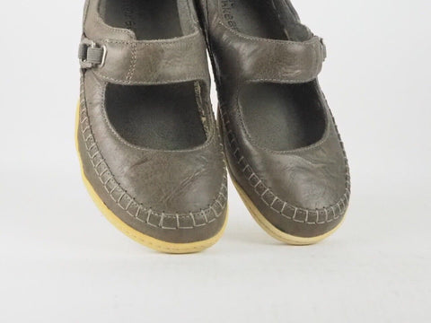Womens Timberland Barestep Mary Jane 42623 Grey Leather Flat Casual Shoes