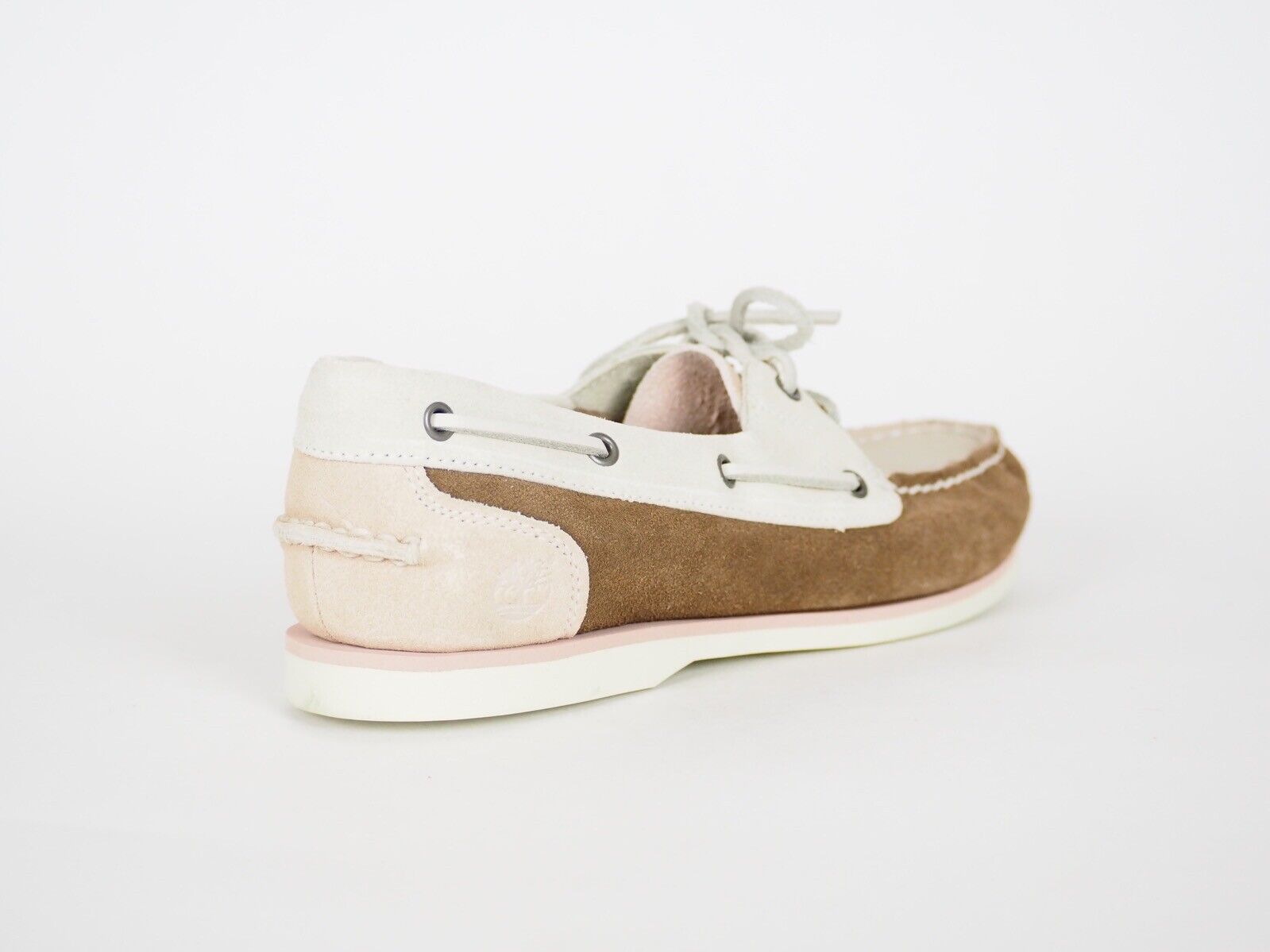 Womens Timberland Classic 2 Eye 3942R Pink Brown Suede Boat Shoes UK 5.5 - London Top Style