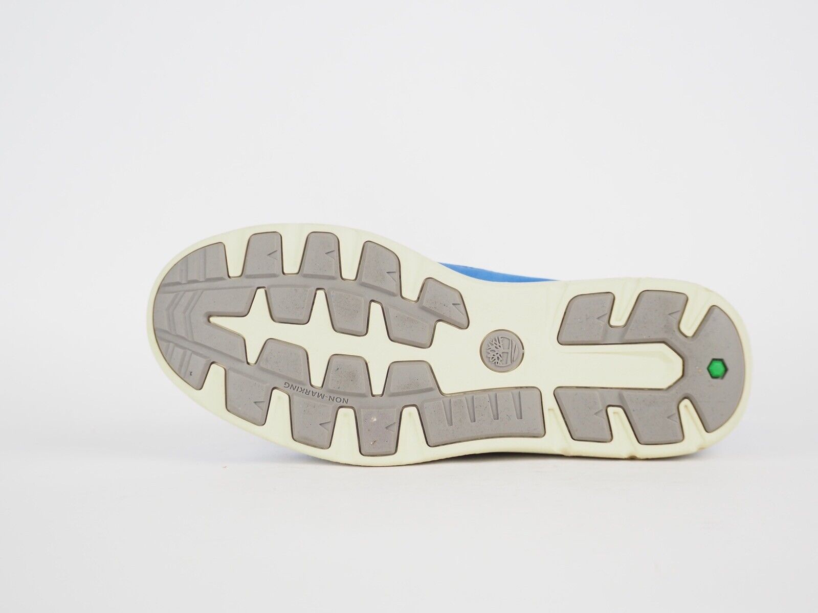 Boys Timberland Ortholite A1JHN Blue Leather Lace Up Shoes Kids Casual Trainers