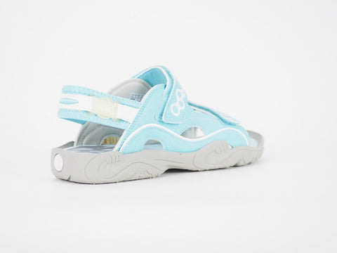 Juniors Timberland Dnblstr 65955 Light Blue  2 Strip Summer Walking Sandals