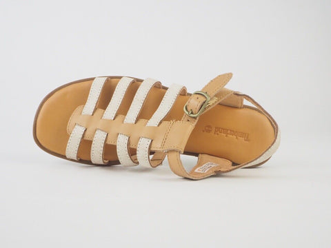 Womens Timberland Sheafe A1G5T Croissant Leather Fisherman Sandals