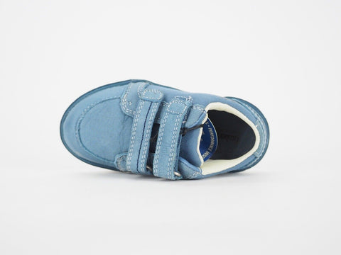 Kids Timberland Earthkeepers 3082A Light Blue Leather 2 Strap Casual Shoes - London Top Style