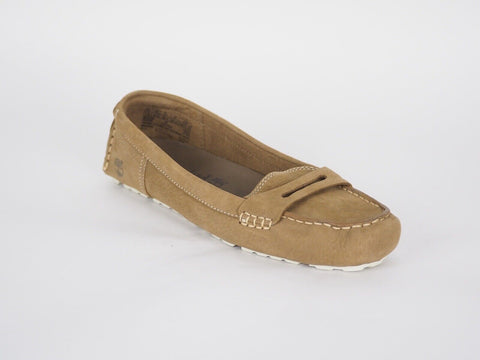 Womens Timberland Classic 8033A Light Brown Moccasins Casual Light Flats Shoes