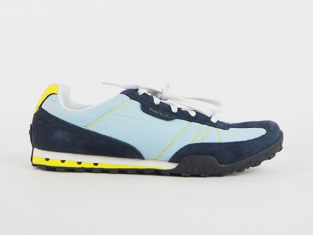 Womens Timberland Earthkeepers Greeley Low 5700A Blue Leather Lace Up Trainers - London Top Style