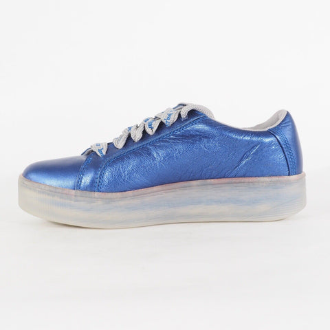 Womens Timberland Marblesea A252R Blue Leather Lace Up Casual Walking Trainers