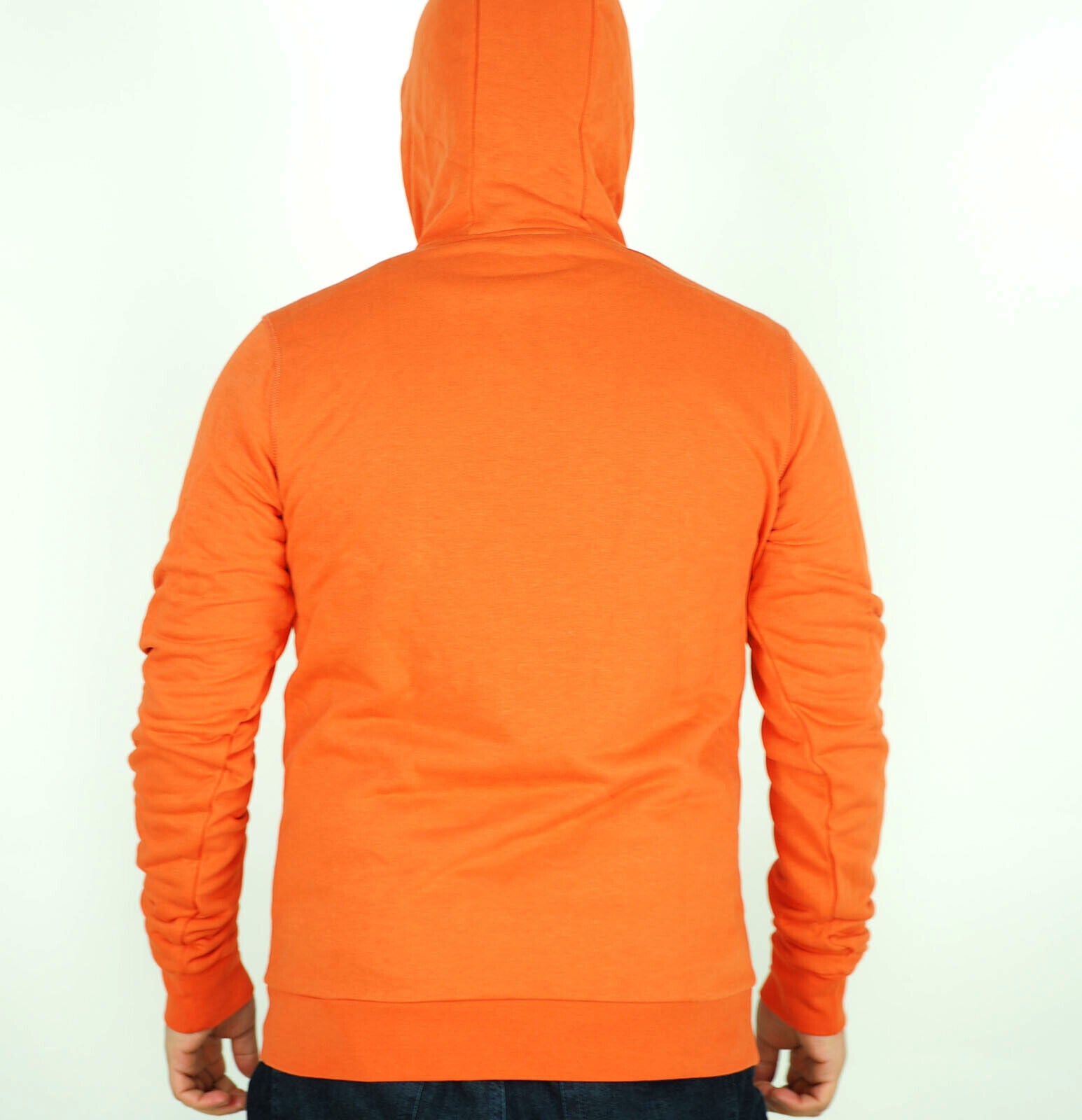 Mens Jack Wolfskin 1708341 Paw Logo Saffron Orange Warm Hoodie - London Top Style