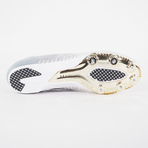 Under Armour SpeedForm Miler 2  3000020-100 Steel Grey Running Spikes