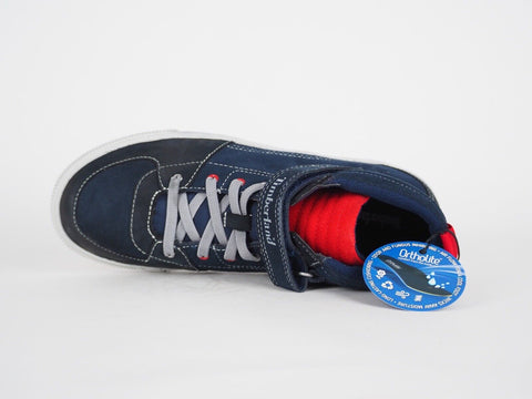 Boys Timberland Glastenbury A15H1 Blue Leather Laced Strap Chukka Boots