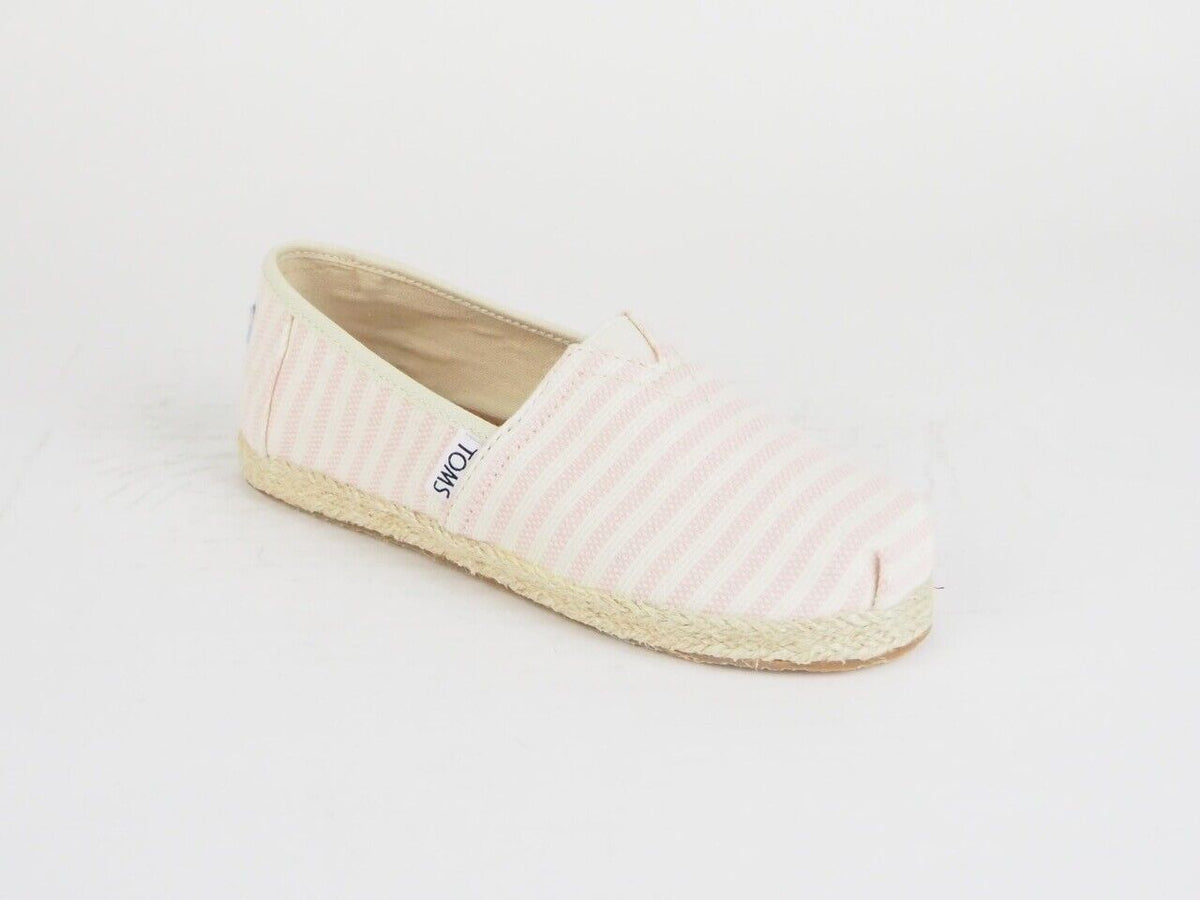 Girls Toms Classic Blossom Canvas Flats Slip On Out Door Trainers Uk K13.5 - London Top Style