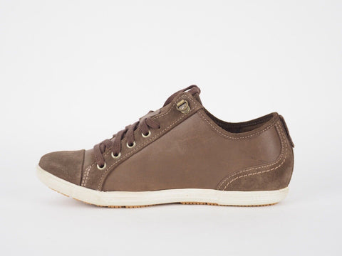 Womens Timberland EK 3723R Brown Walking Low Trainers Casual Lace Up Shoes