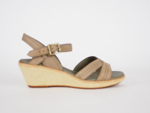 Womens Timberland Whittier 8260R Warm Grey Leather Strappy Sandals