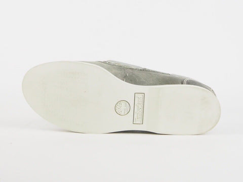 Womens Timberland Damen Amherst 2 Eyed  27618 Grey Leather Lace Up Boat Shoes - London Top Style