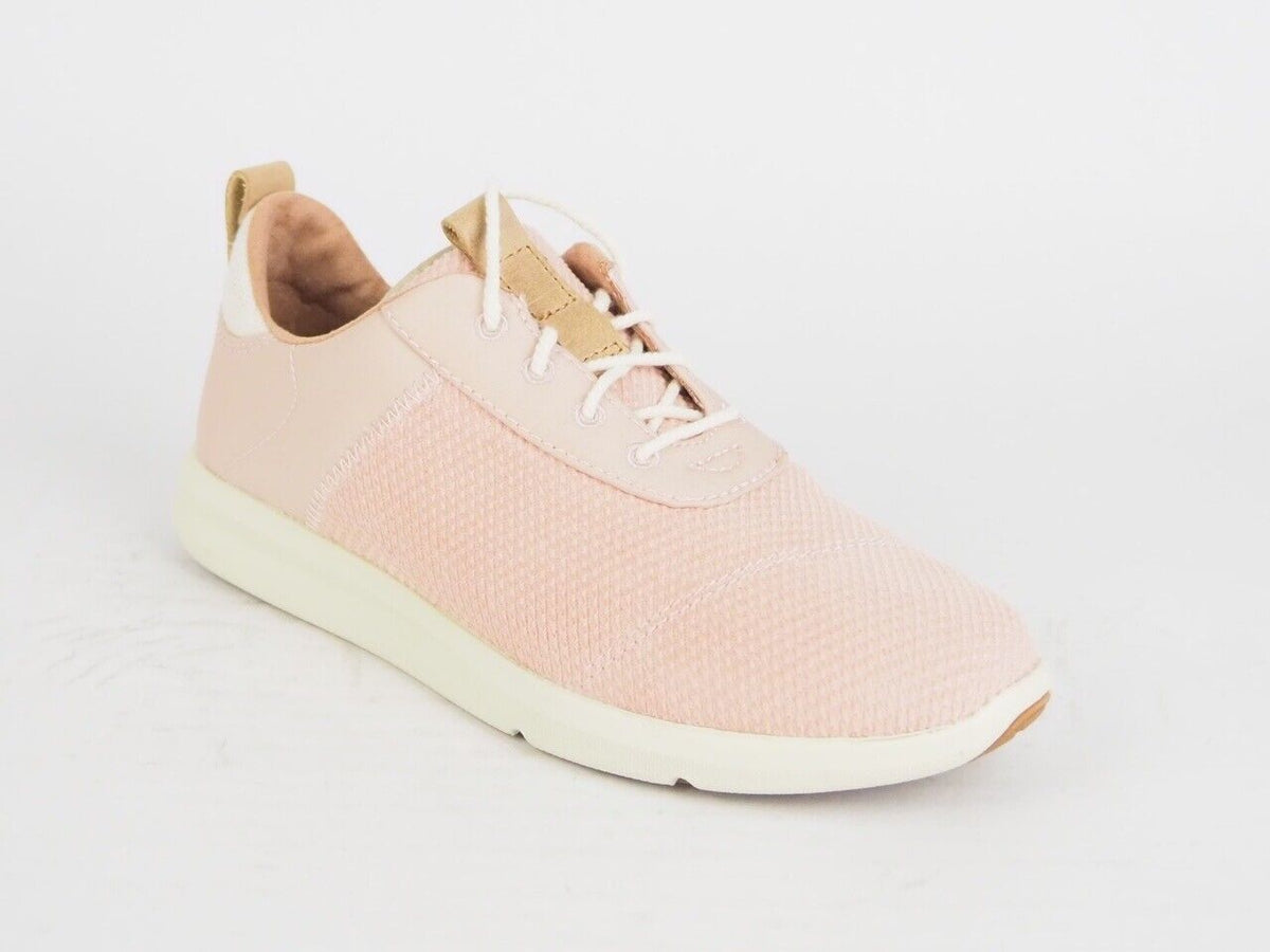 Womens Toms Cabrillo Rose Textile Lace Up Out Door Ladies Walking Trainers - London Top Style