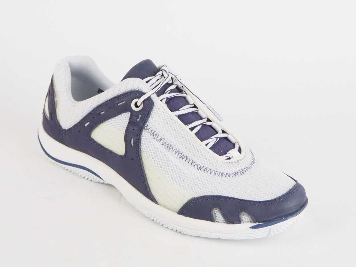 Womens Timberland Formentor Oxford 27642 White Navy Leather Exercise Trainers - London Top Style