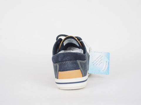 Womens Timberland Casco Bay Oxford 3958R Dark Blue Leather Casual Low Trainers - London Top Style