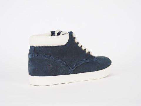 Womens Timberland Earthkeepers 8957A Navy Leather Lace Up Casual Chukka Boots