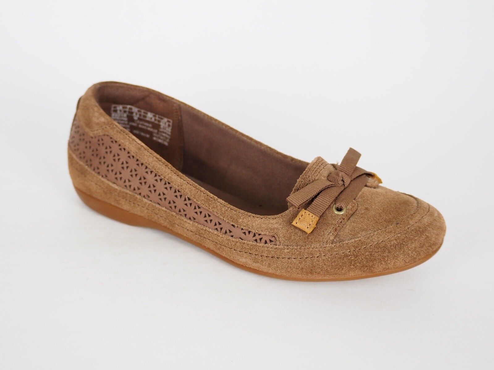 Womens Timberland Falmouth 8021R Brown Suede Slip On Ballerina Shoes UK 4.5 - London Top Style
